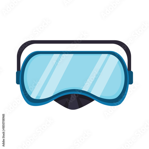 Diving mask icon, snorkeling mask vector illustration, swim mask vector, diving clip art, scuba diving clip art