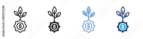 Eco friendly icon set multiple style collection