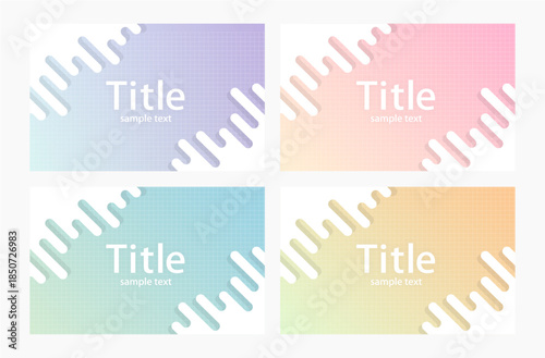 メンフィスデザインのカード