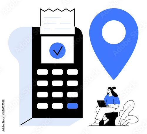 Cashless payment system. Cashless transactions via POS terminal with receipt and geolocation integration. Cashless solutions for e-commerce, retail, logistics, fintech, and travel management