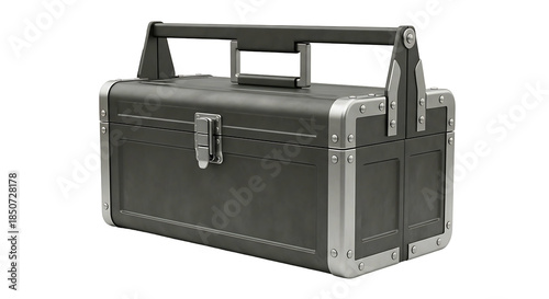 Durable Metal Toolbox for Storing and Organizing Tools.
