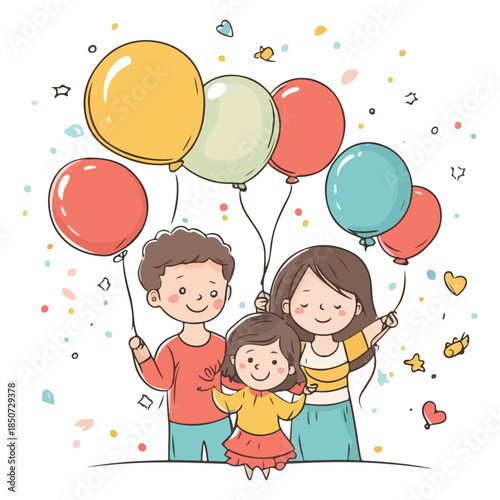 children's day, festival, vector, transparent background, party, fun, child, kids, celebration, childhood, children, happiness, smiling, smile, people, joy, cheerful