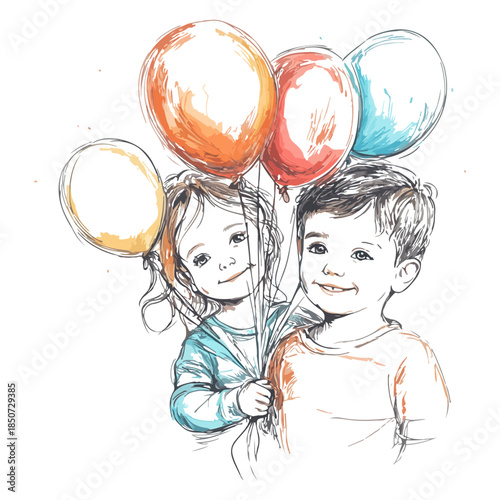 children's day, festival, vector, transparent background, party, fun, child, kids, celebration, childhood, children, happiness, smiling, smile, people, joy, cheerful