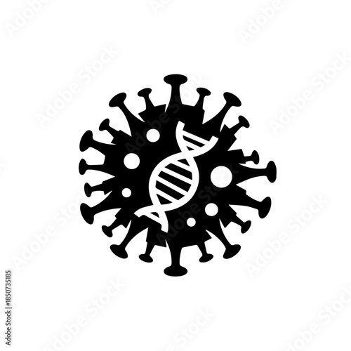 Virus with dna helix