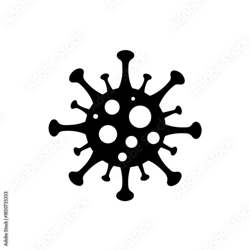 Illustration of a virus particle