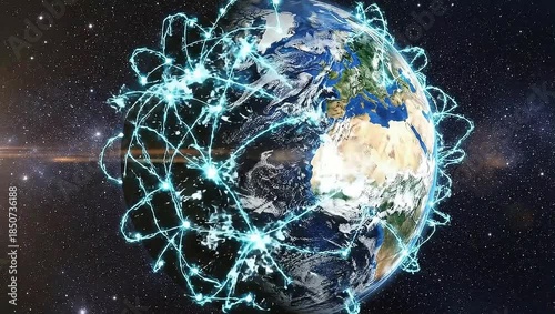 planet earth in space