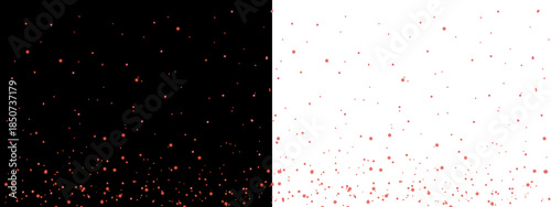 abstract fire spark grunge PNG background with copy space