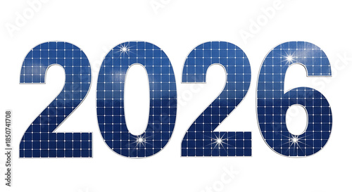Bright future ahead with solar energy powering the year 2026