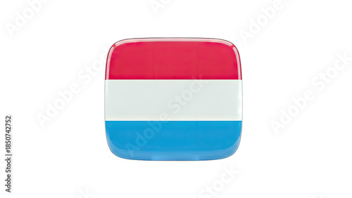 Free Download Luxembourg Flag Icon on White Background - GFXLoad