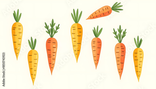set of vegetables