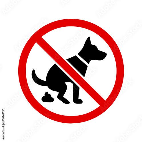 pick up after your dog vector icon