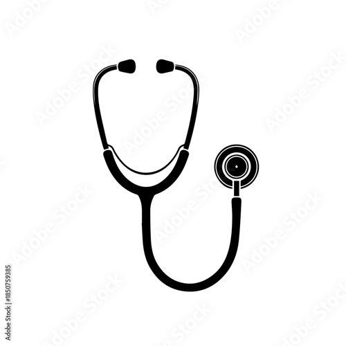 Medical stethoscope illustration