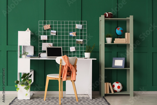 Interior of teenager's room...