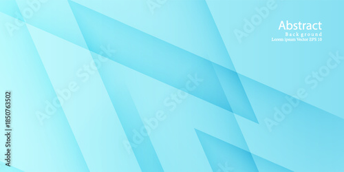 Abstract Light Blue Geometric Overlap Background for Technology. Suit for banner, web, brochure, pamflet and presentation