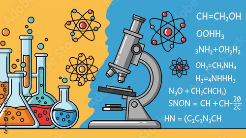Laboratory Equipment and Chemistry Formulas