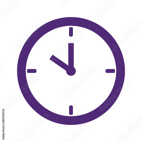 Simple clock icon