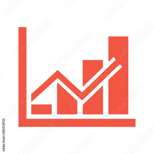 Graph Icon Showing Growth