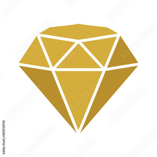 Golden diamond graphic