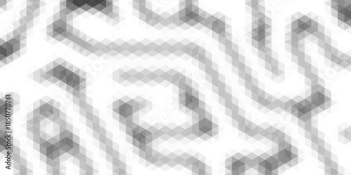 White and gray background. Geometric style. Mesh of triangles. Mosaic template for your design. Paper texture.