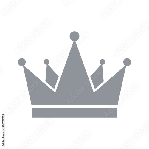 Grey Crown Icon