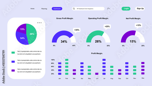 Financial Analytics Dashboard UI