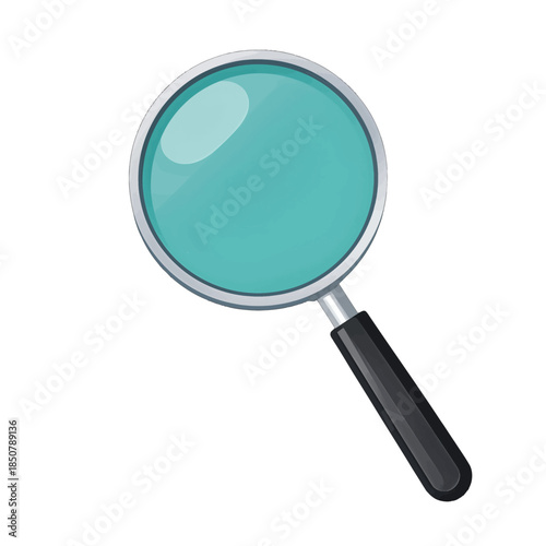 Large Magnifying Glass With Black Handle