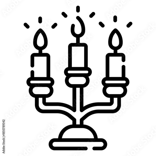 Candle light icon
