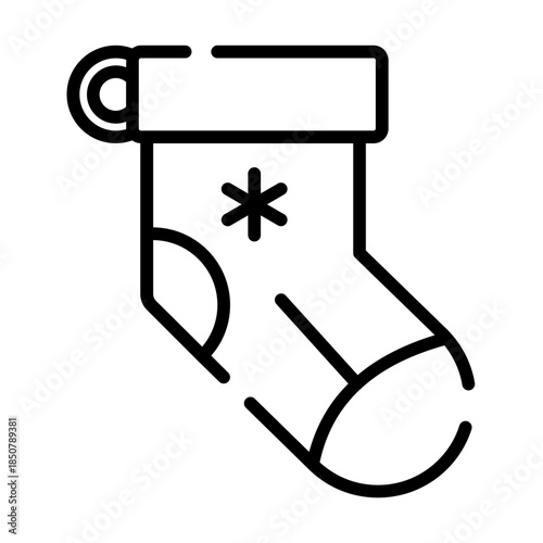 Christmas shock icon