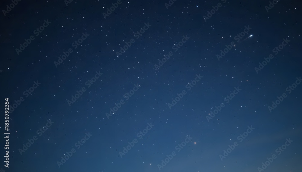 Fototapeta premium clear night sky with countless shining stars and milky way landscape