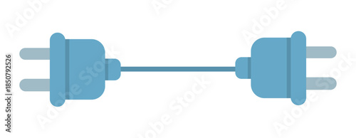 Two Electrical Plugs Connected