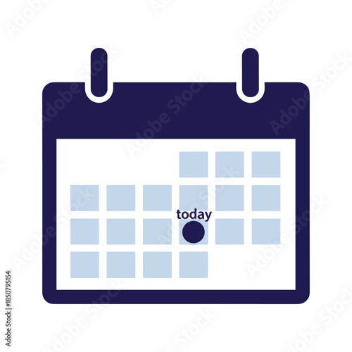 Calendar icon with today highlighted