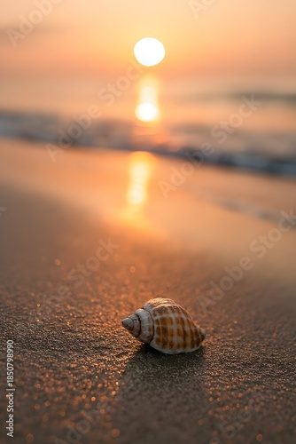 snail on the beach