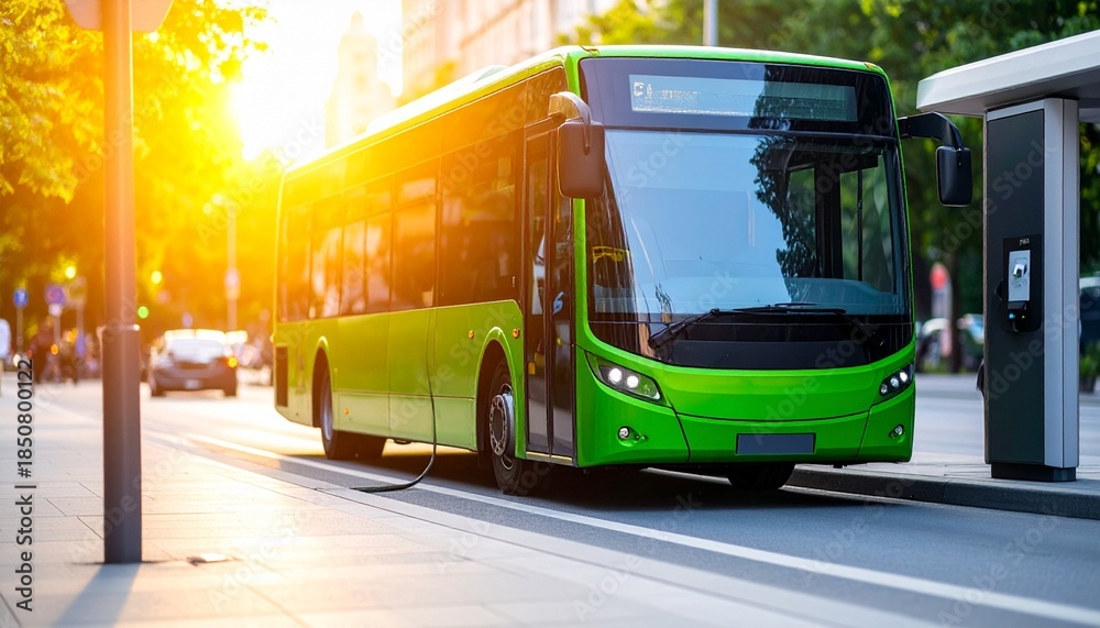 Fototapeta premium bus on the road