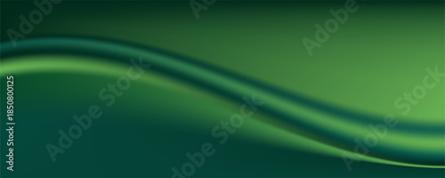 Abstract blurred gradient mesh background in green.