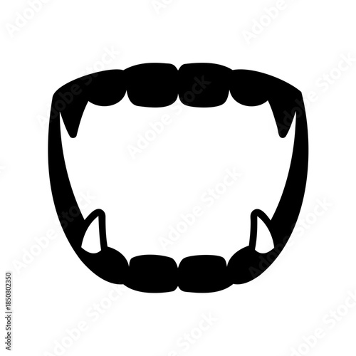Vampire fangs teeth scary spooky Halloween holiday monster costume apparel mouth