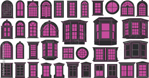 The building's facade features a patterned collection of glass windows that reflect classic urban architectural designs.