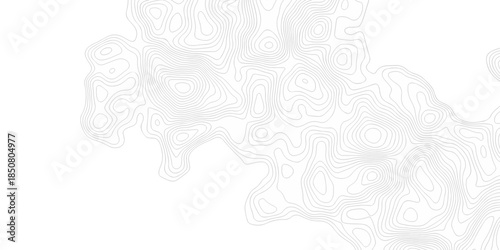 Black and white lines seamless Topographic map patterns, topography line map. Vintage outdoors style. The stylized height of the topographic map contour in lines and contours isolated on transparent.
