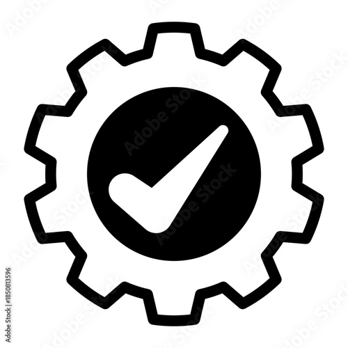 Qualified System Processing Solution Icon from Data Analysis Icon Collection (Mixed style)