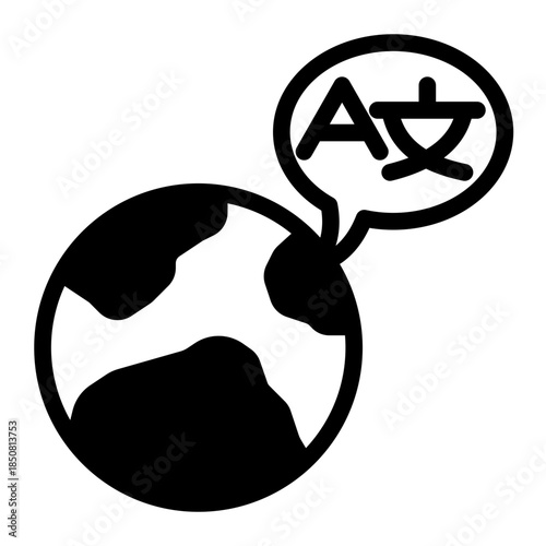 Communications Dictionary Translation Icon from Data Analysis Icon Collection (Mixed style)