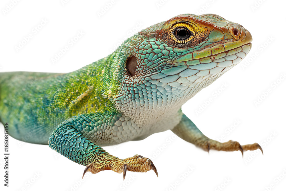 Obraz premium Lizard full body reptile animal design isolated on transparent background