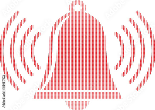 Alarm Bell Ringing Icon Vector Illustration Alert Notification