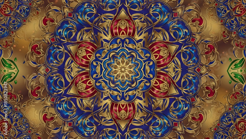 Intricate Mandala Art - A Kaleidoscope of Colors and Patterns.