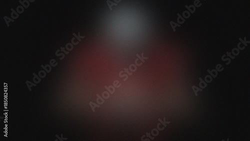 Mysterious red and white light in dark space