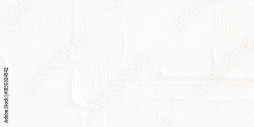 Abstract gray and white texture background of oil painting, blank canvas and white paint, White Paint stroke isolated on white, dry brush paint texture,