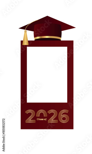 Congratulations on your graduation from school. Class of 2026. Graduation cap, confetti and balloons. Congratulatory banner. Academy of Education School of Learning	Congratulations on your graduation 