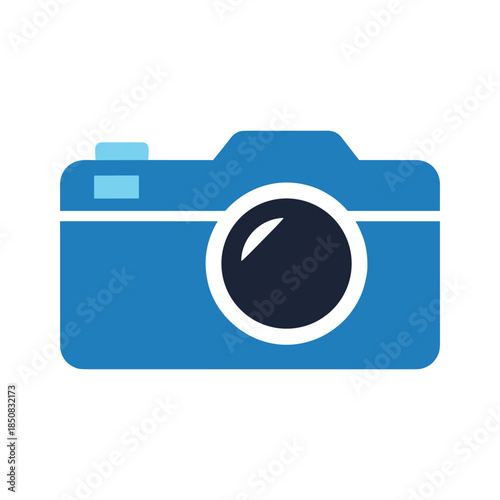 Blue Camera Icon