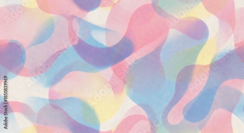 Multicolor Pastel Rainbow Gradient Background with Grain Texture Overlay