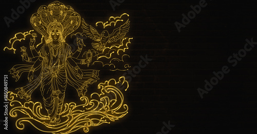 Padmanabha The one from whose navel (nabhi) the Lotus (padma) grows, which holds Lord Brahma, the creator