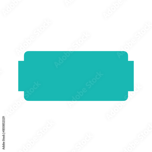 Simple teal battery icon