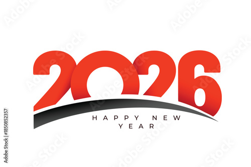 paper style 2026 new year invitation background